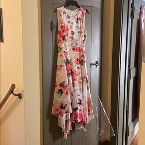 Gorgeous midi length belted dress